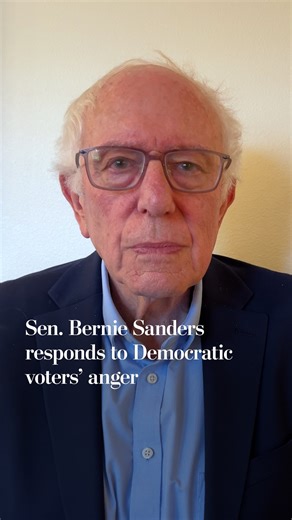 Sen. Bernie Sanders responds to Democratic voters' anger