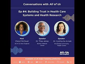 Building Trust in Health Care Systems and Health Research