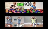Mix of 4 videos from youtube : Colin Amazing 100 Trick Shots... Only ONE Lets You Win $100