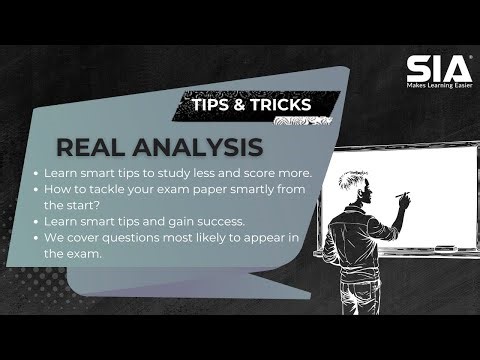 Real Analysis | Tips & Tricks | Sia Publishers |