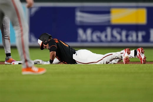 Orioles place first baseman Ryan Mountcastle on 60-day injured list with broken foot