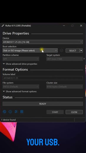 How to make a bootable Windows USB in 40 Seconds (Easy/Quick) #windows #windows11 #bootableusb
