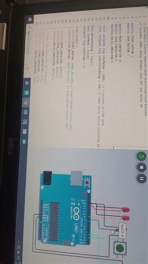 Arduino programming star delta starter