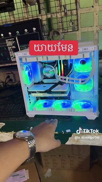 យាយមែនទែនមាននេះ១ អត់ស្តាយម៉ង់ បហរើ៥ឆ្នាំទៀតមិនទៅណាផង តំលៃវិញហ៊ានធានាថាល្អ🙏♥️🇰🇭 PC (i9 13900K/64G/1T/RTX4060Ti) #2nd #laptop #pcbuild #order #vscomputer