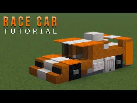 How To Build a Race Car | Minecraft Tutorial