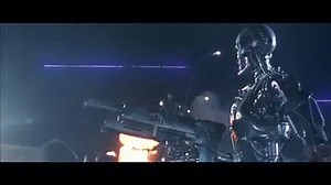 Terminator 2: Judgment Day - The Resistance vs Skynet (Opening Battle of Movie) 1080p on Make a GIF