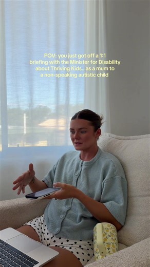 can’t share quoted clips from the meeting but I can share my raw reaction getting off the call & trying to wrap my head around it… this was over 2 months ago now, but after the recent announcements with NDIS reforms and funding cuts that directly target level 1 & 2 autistic children, I felt compelled to share. I was hesitant to speak about this incase I’d be excluded from future briefings as a “lived experience voice” but the thing is, I’d rather advocate loudly for vulnerable autistic children 