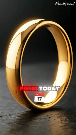 Why does iron undergo rusting while gold stays resistant to it? #facts #gold