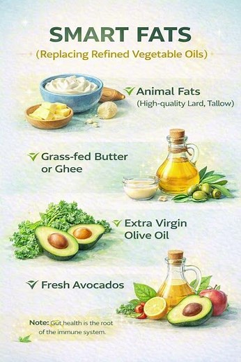 4 Essential Healthy Fats to Replace Vegetable Oils for a Longer Life