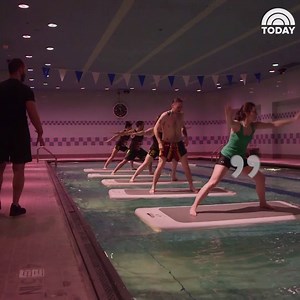 1.7M views · 59 reactions | Happy International Day of Yoga! Would you try floating yoga?! | Today Health & Wellness | Facebook