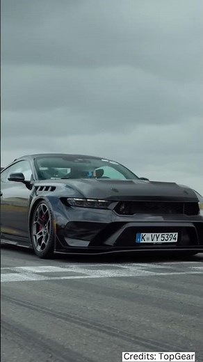 Mustang GTD Hot Lap: Stig Unleashes V8 Power! #shorts