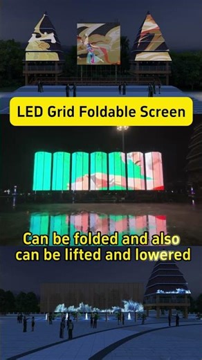 Outdoor Flexible LED Grid Screen【LCF】