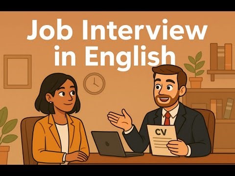 Job Interview in English – A1–B1 Listening Practice | Easy Dialogue
