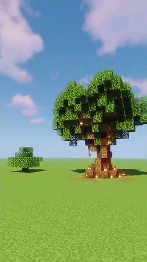 How to make custom trees in minecraft #shorts