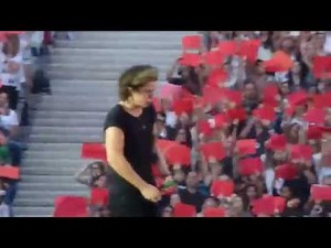 One Direction - Don't Forget Where You Belong (FRENCH FLAG PROJECT) @ Stade de France PARIS 21/06/14