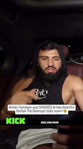 Arman Tsarukyan was SHOCKED at how beautifulGorlovk The Destroyer looks now👀🤯 #n3on