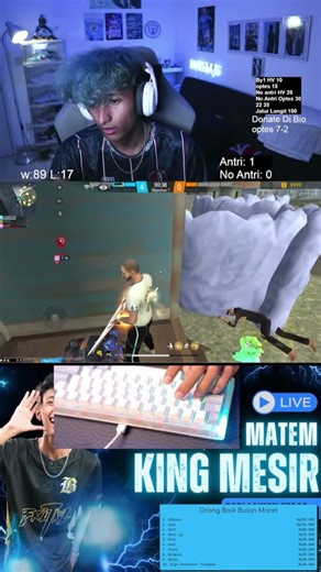 Moment king mesir 1 vs 3 #freefire