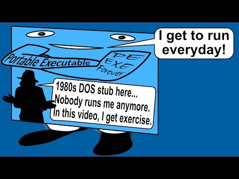 Hidden 16-bit DOS app inside your Windows apps - Use Ghidra and 16-bit debug.exe to analyze/run it!