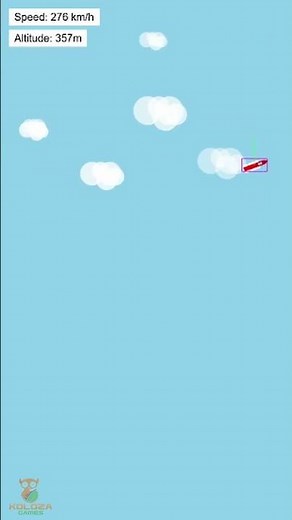 Day 1 Building Tiny Aces – My New 2D Side Scroller Begins - Plane controls working + clouds yayy!