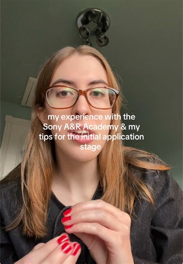 Tips for Applying to the Sony A&R Academy
