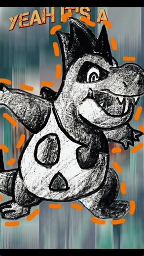 Totodile – The Water Starter of Pokémon Legends: Z-A 💧🔥 #pokemon #drawing #art