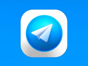 3D Telegram Icon