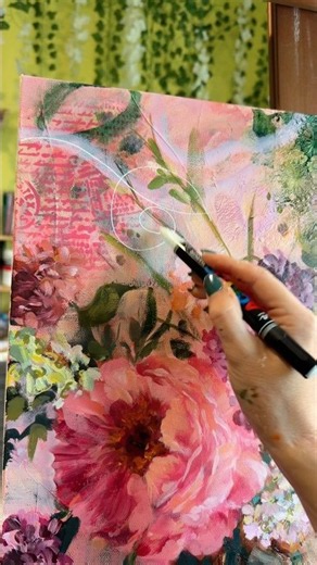 The floral painting that changed my perspective 💐✨