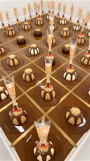 DIY Giant Chocolate Truffle Floor 🍫✨ #Shorts