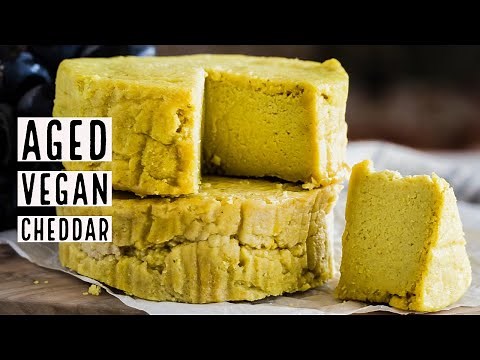 Aged Vegan Cheddar / Easy Raw Vegan Cheese Recipe