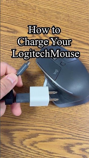 How to charge your Logitech mouse #tutorials #LifeHack #sarcasm #troll #sponsorme @l‪@logitech‬