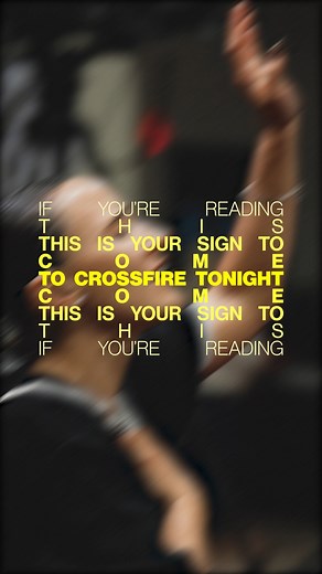 1.9K views · 79 reactions | This is your sign...just in case you needed one  Come to Crossfire tonight at 7pm! | Crossfire Youth Ministry | Facebook