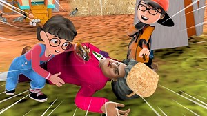 Scary Teacher 3D Nick and Tani Best Troll Miss T at Granny's Farm with Cockroach Coffin Dance | Scary Teacher 3D