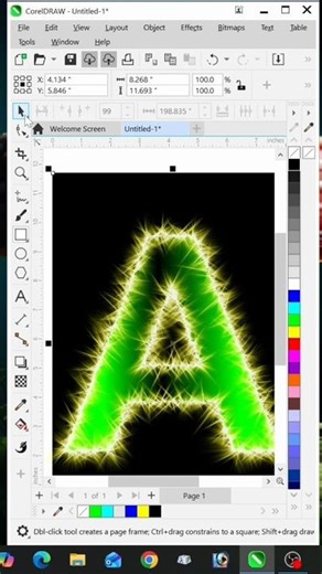 #46 | A Design in CorelDraw #graphicdesign #flowerdesign #graphicarts #designer #logo