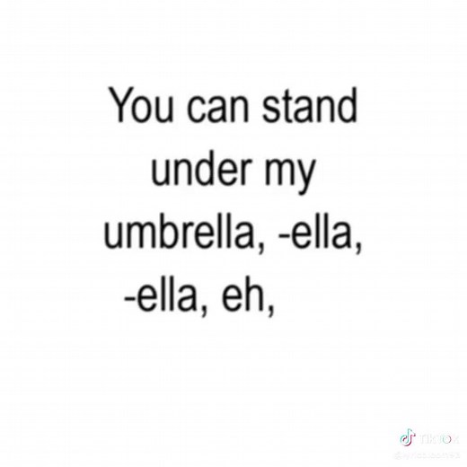 umbrella by rihanna ft. jay z #rihanna #umbrella #lyrics #songs #bratlyrics