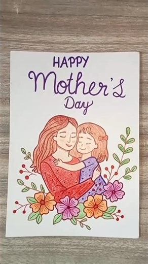 DIY Mother's day Poster ideas #mothersday #poster #diy #ideas #viral #art #artandcraft
