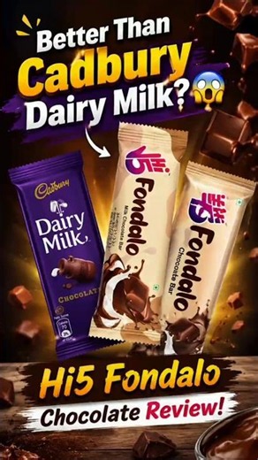 Better Than Cadbury Dairy Milk? 😱 Hi5 Fondalo Chocolate Review!