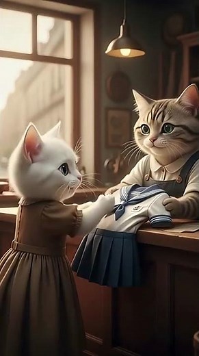 funny cute cat Video aesthetic480P