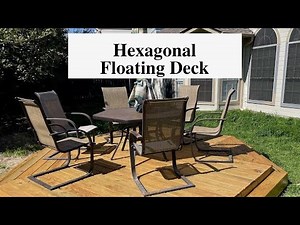 Hexagonal Floating Deck For Backyard