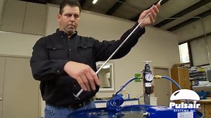 Drum Mixer | 55-gallon portable drum agitator | Pulsair® Systems