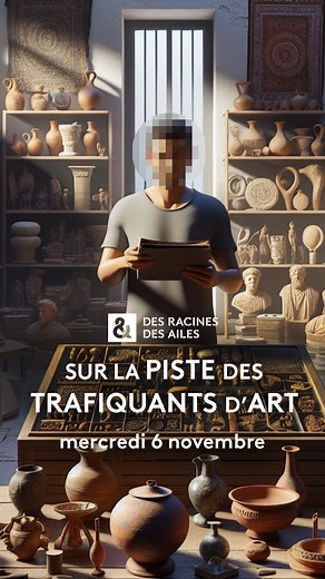 500 000 objets sont pillés sur des fouilles archéologiques en France, chaque année. Pendant deux ans, nous avons suivi archéologues, experts, et conservateurs qui traquent sans relâche pilleurs et faussaires. ▶ Emission spéciale sur la piste des trafiquants d'art, à ne pas manquer mercredi 6 novembre. #drda #francetv #art | Des Racines et Des Ailes