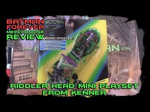 Batman Forever Merchandise Review - Riddler Head Mini Playset from Kenner