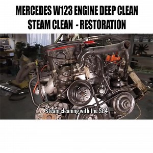 3.5K views · 151 reactions | Mercedes W123 Engine Deep Clean - Steam Clean - Restoratio | Restore It | Facebook