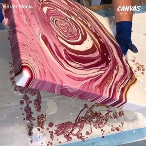 15K views · 99 reactions | Look at it flow We just can't keep our eyes off it! | Canvas Arts | Facebook