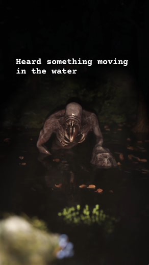 Heard something moving in the swamp...| 3d animation | #blender3d