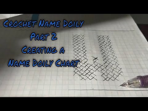 Crochet Name Doily - Part 2 - Creating a Name Doily Chart