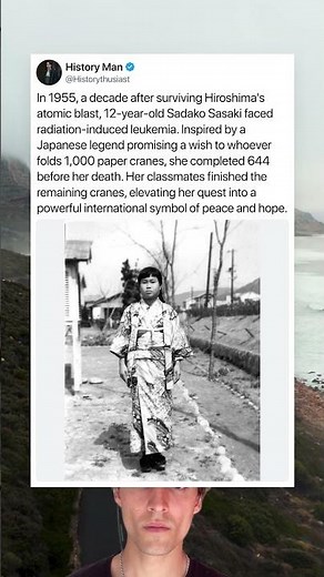 In 1955, a decade after surviving Hiroshima's atomic blast, 12-year-old Sadako Sasaki