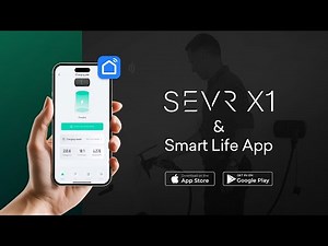 Sevr X1 EV charger with the Smart Life App