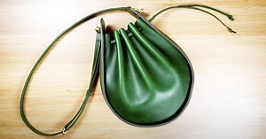 Leathercraft: Drawstring Bucket Bag