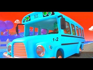 Wheels On The Bus Go Round And Round | Nursery Rhymes | Kids Songs | Most Viewed On Youtube