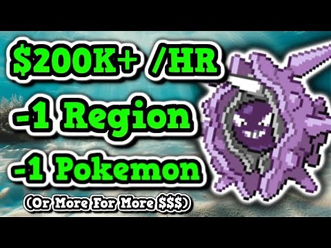 Make 200K+ EASY Pokeyen In 1 Hour As A Beginner In PokeMMO Trainer Rerun Guide